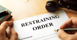 written restraining order