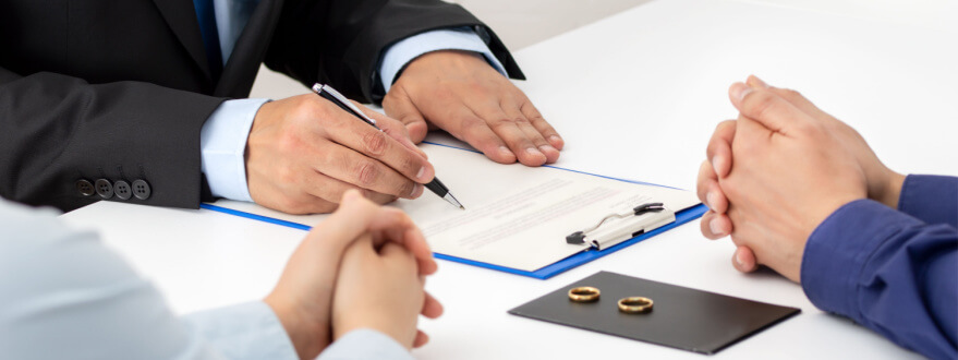 couple filing for legal separation