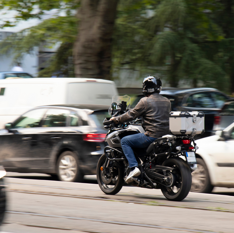 motorcycle on road