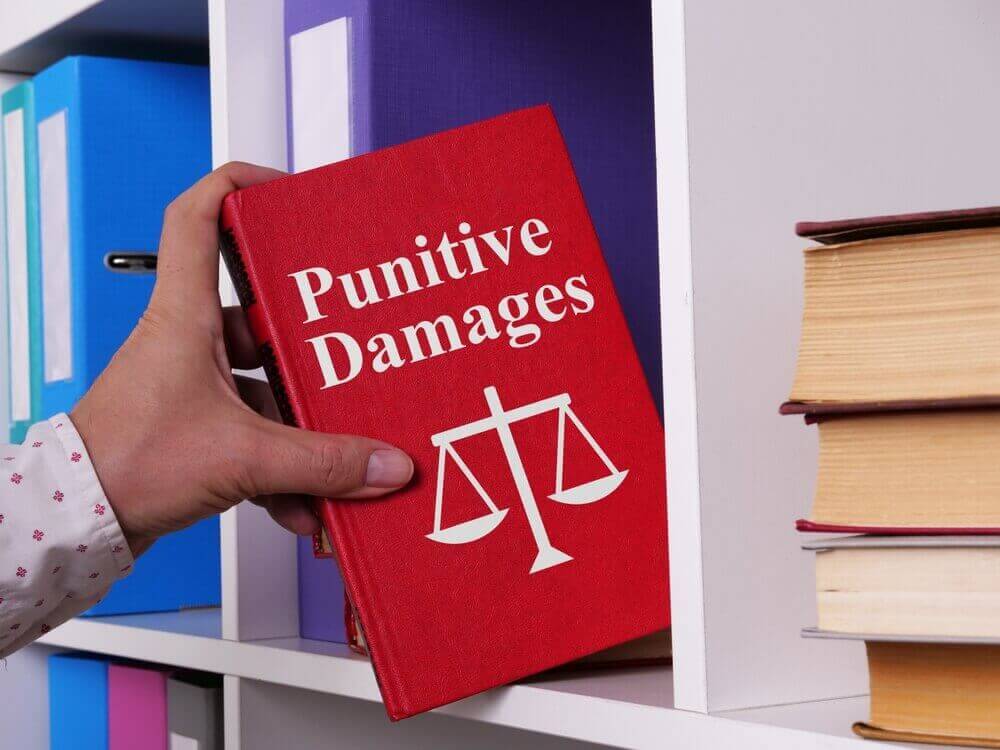 Red book cover entitled Punitive Damages.